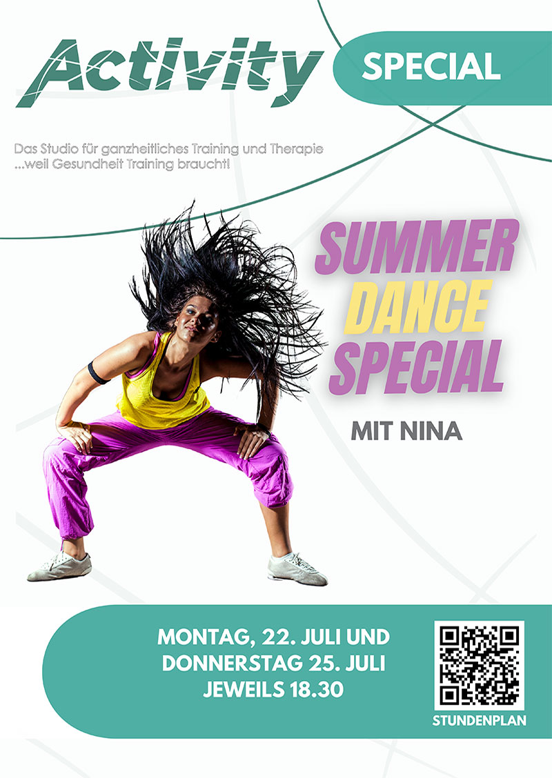 Summer-Dance-Special mit Nina | Aktivity Fitness - Gesundheit - Therapie